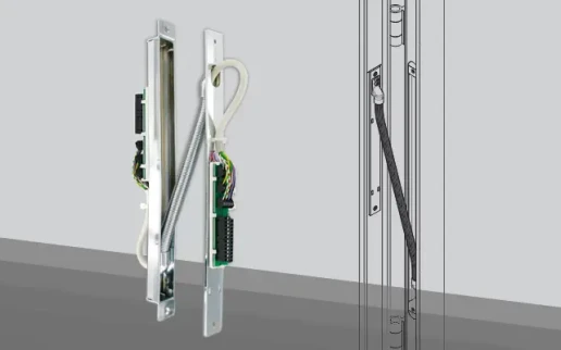 Razstavljivi kabelski prehod za vrata