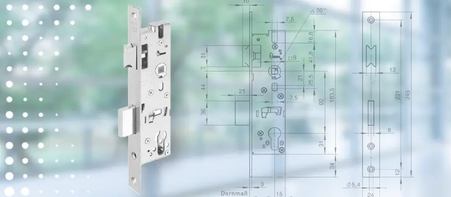 Vgradna ključavnica - 1438